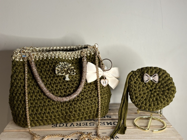 Duo Glamour Vert militaire 
