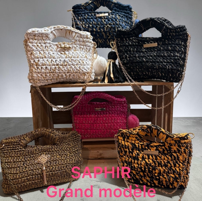 Sac SAPHIR Grand Modèle Rose